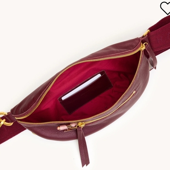 Hammitt Charles Crossbody med Cherrywood Pebble/Brushed Gold - Picture 2 of 10